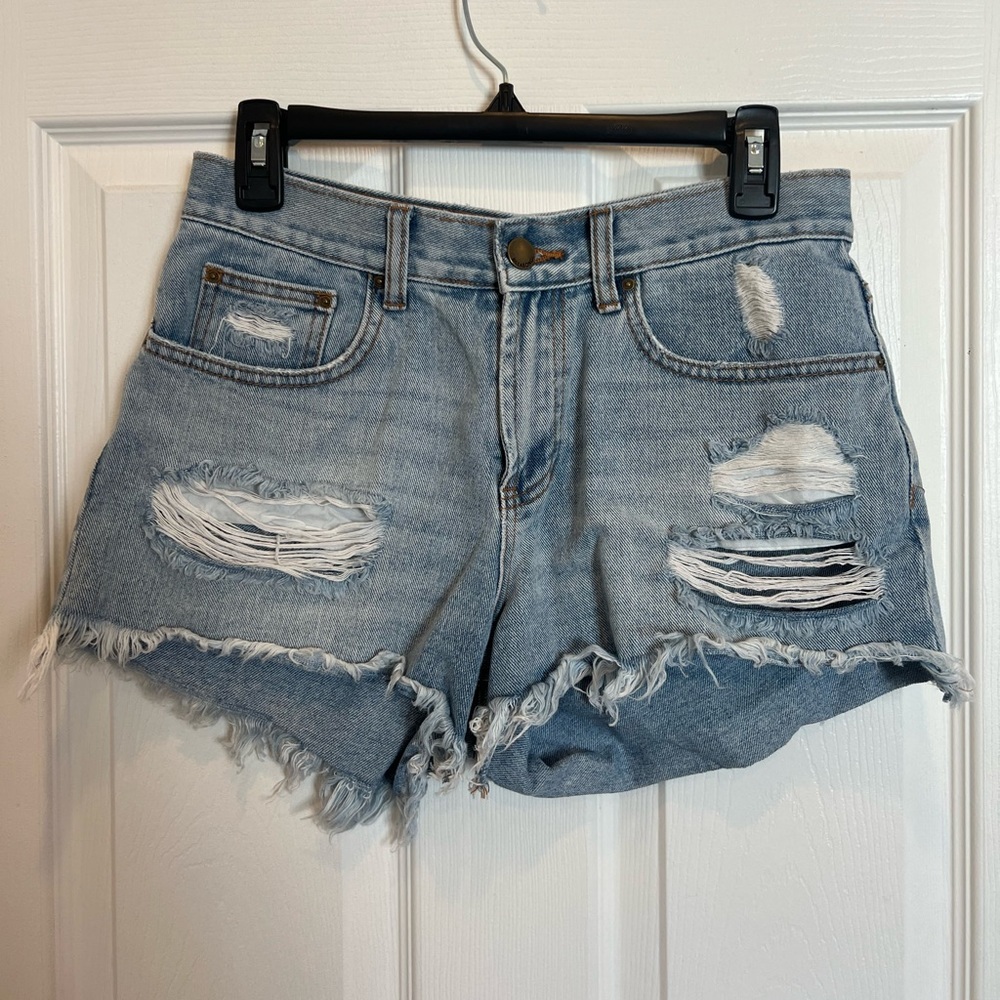 NWOT Billabong Distressed Jean Shorts